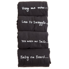 PERSONALISED Baby Sling Slogan